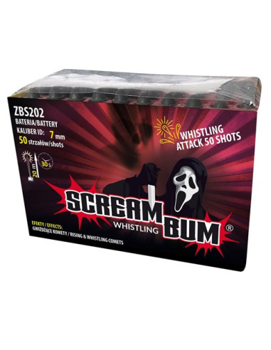 Batterie sifflante Scream 50 coups