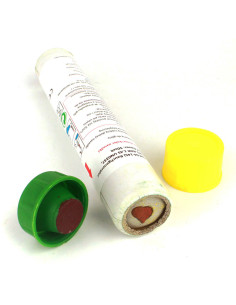 Fumigène à main jaune